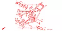 CADRE pour Honda XR 200 R de 1997