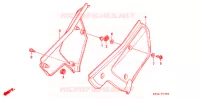 COUVERCLES LATERAUX pour Honda XR 200 R de 1997