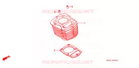 CYLINDRE pour Honda XR 200 R de 1997