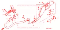SILENCIEUX D'ECHAPPEMENT pour Honda XR 200 R de 1997