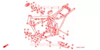 CADRE pour Honda XR 200 R de 1998