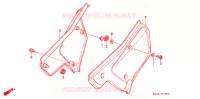 COUVERCLES LATERAUX pour Honda XR 200 R de 1998