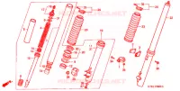 FOURCHE pour Honda XR 200 R de 1998