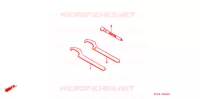 OUTILS pour Honda XR 200 R de 1998
