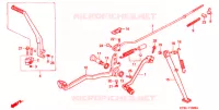 PEDALE pour Honda XR 200 R de 1998
