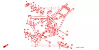 CADRE pour Honda XR 200 R de 1999
