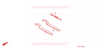 OUTILS pour Honda XR 200 R de 2000