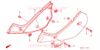 COUVERCLES LATERAUX pour Honda XR 650 L de 2002