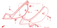 COUVERCLES LATERAUX pour Honda XR 650 L de 1995