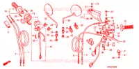 COMMODOS   POIGNEES pour Honda XR 650 L de 1996