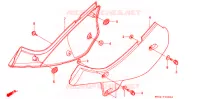COUVERCLES LATERAUX pour Honda XR 650 L de 1996