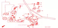GUIDON pour Honda XR 650 L de 1996