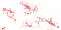 REPOSE PIED pour Honda XR 650 L de 1996