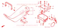 SELLE pour Honda XR 650 L de 1996