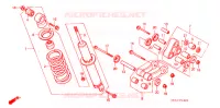 AMORTISSEUR ARRIERE pour Honda XR 80 de 1989
