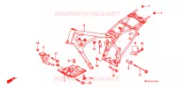 CADRE pour Honda XR 80 de 1989