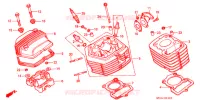 CULASSE pour Honda XR 80 de 1989