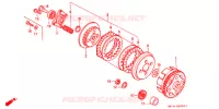 EMBRAYAGE pour Honda XR 80 de 1989