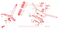 GUIDON pour Honda XR 80 de 1989