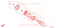 POMPE A HUILE pour Honda XR 80 de 1989