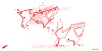 COUVERCLES LATERAUX pour Honda CB 500 X de 2015