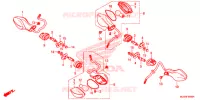 CLIGNOTANT pour Honda CB 500 X de 2016