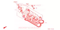 COUVRE CULASSE pour Honda CB 599 HORNET BLACK de 2006