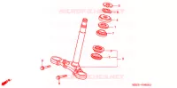 GUIDON   TE DE FOURCHE pour Honda CB 600 HORNET de 1998