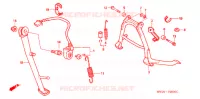 BEQUILLE pour Honda CB 750 BLACK de 2001