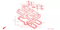 COUVRE CULASSE pour Honda CB 750 BLACK de 2001