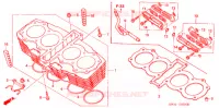 CYLINDRE pour Honda CB 750 BLACK de 2001