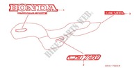 T (CB750F2T) pour Honda CB 750 RED TYPE II de 2000