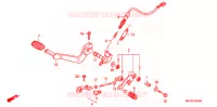 PEDALE pour Honda CB 750 Driving School de 2002