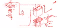 BATTERIE pour Honda CB 750 Driving School de 2007