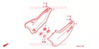 COUVERCLES LATERAUX pour Honda CB 750 Driving School de 2007