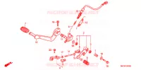 PEDALE pour Honda CB 750 Driving School de 2007