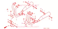 SILENCIEUX D'ECHAPPEMENT pour Honda CB 750 Driving School de 2007