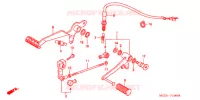 PEDALE pour Honda CB 900 F 919 de 2003