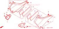 COUVERCLES LATERAUX pour Honda CB 900 F HORNET 919 de 2006