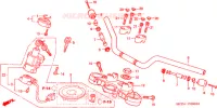 GUIDON   TE DE FOURCHE pour Honda CB 900 F HORNET 919 de 2006