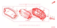 COMPTEUR pour Honda CB 500 X de 2016