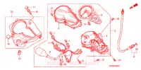 COMPTEUR pour Honda CB 110 Front brake disk de 2015