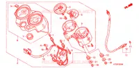 COMPTEUR (1) pour Honda CBF 125 STUNNER Front brake drum de 2006