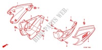 COUVERCLES LATERAUX (1) pour Honda CBF 125 STUNNER Front brake drum de 2011