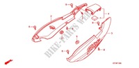 CARENAGES ARRIERE (1) pour Honda CBF 125 M STUNNER Front brake drum de 2007