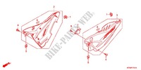 COUVERCLES LATERAUX (2) pour Honda CBF 125 M STUNNER Front brake drum de 2009