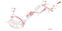 FEU ARRIERE (2) pour Honda CBF 125 M STUNNER Front brake drum de 2009
