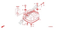 COUVRE CULASSE (CARBURATEUR) pour Honda CBF 125 M STUNNER Front brake disk de 2011