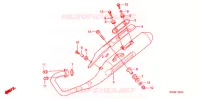 SILENCIEUX D'ECHAPPEMENT (2) pour Honda CBF 125 M STUNNER Front brake disk de 2011
