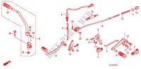 PEDALE   KICK (2) pour Honda CBF 125 M STUNNER Front brake drum de 2010